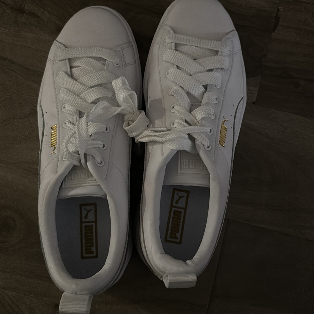Puma Women’s Mayze Classic Sneakers White, 6.5 UK - Picture 4 of 5